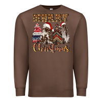 Chestnut merry christmas trees Premium Sweatshirt - CowGirlArtShop