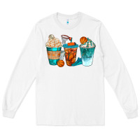 White basketball coffee cups bbs Long Sleeve Tee - BundleAndBundleShop