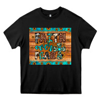 Black faith over fear Heavy Core Tee - JahusDesignShop