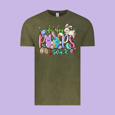 Oh For The Peeps Sake Vintage Tee Designed By Maliassmallbusiness