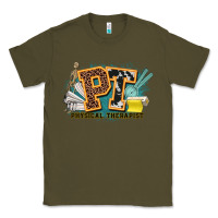 Army Green pt physical therapist western Classic Tee - NancyCooperArtShop