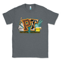 Charcoal Heather pt physical therapist western Classic Tee - NancyCooperArtShop