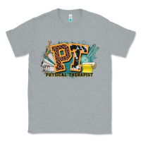 Heather Grey pt physical therapist western Classic Tee - NancyCooperArtShop