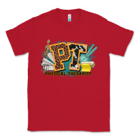 Red pt physical therapist western Classic Tee - NancyCooperArtShop