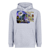 Heather Grey something wicked this way comes Heavyweight Hoodie - CowGirlArtShop
