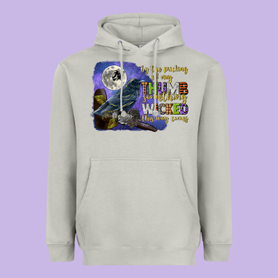 Something Wicked This Way Comes Heavyweight Hoodie Designed By Cowgirlartshop
