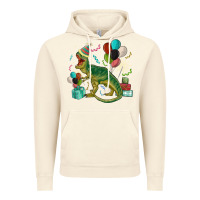 Vintage Artic party t rex Vintage Hoodie - MaliasSmallBusiness