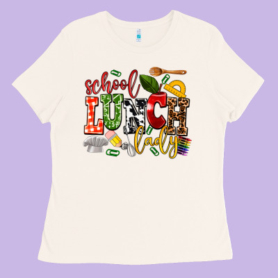 School Lunch Lady Ladies Tee Designed By Adodesignshop
