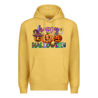 Antique Gold happy halloween Premium Hoodie - CowGirlArtShop