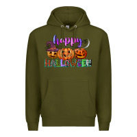 Army Green happy halloween Premium Hoodie - CowGirlArtShop