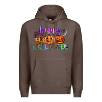 Coffee happy halloween Premium Hoodie - CowGirlArtShop