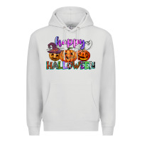 Dove Grey happy halloween Premium Hoodie - CowGirlArtShop
