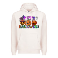 Pale Pink happy halloween Premium Hoodie - CowGirlArtShop