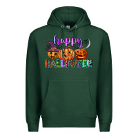 Sports Green happy halloween Premium Hoodie - CowGirlArtShop