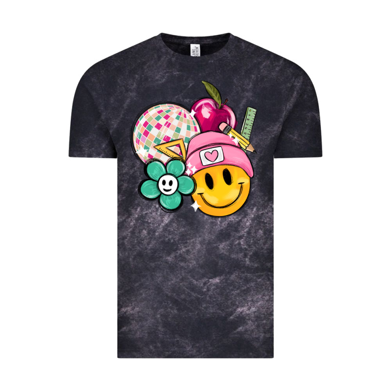 Smiley Face And School Elementary Vintage Tee by MaliasSmallBusiness | Teevron