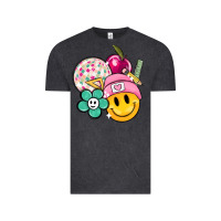 Vintage Black smiley face and school elementary Vintage Tee - MaliasSmallBusiness