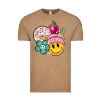 Vintage Coffee smiley face and school elementary Vintage Tee - MaliasSmallBusiness