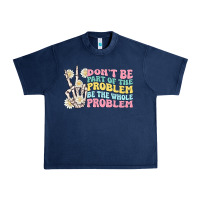 Navy dont be part of the problem Urban Heavy Tee - MaliasSmallBusiness