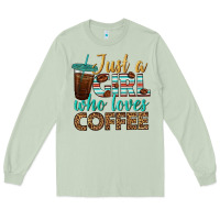 Matcha just a girl who loves coffee Long Sleeve Tee - BundleAndBundleShop