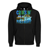 Black cruisin' for my birthday Zipper Hoodie - texasbilliewilder
