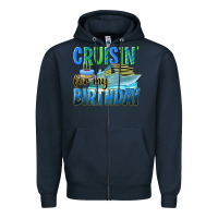 Navy cruisin' for my birthday Zipper Hoodie - texasbilliewilder