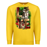 Lemon love snowman gnome Premium Sweatshirt - CowGirlArtShop