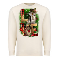Sandshell love snowman gnome Premium Sweatshirt - CowGirlArtShop