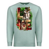 Seafoam love snowman gnome Premium Sweatshirt - CowGirlArtShop