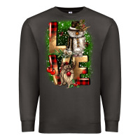 Smoke love snowman gnome Premium Sweatshirt - CowGirlArtShop