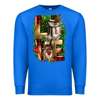 True Royal love snowman gnome Premium Sweatshirt - CowGirlArtShop