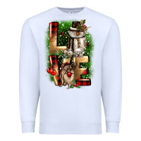 White love snowman gnome Premium Sweatshirt - CowGirlArtShop
