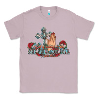 Lilac she will not fail psalm christian cross pray Classic Tee - NancyCooperArtShop