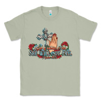 Matcha she will not fail psalm christian cross pray Classic Tee - NancyCooperArtShop