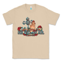 Mushroom she will not fail psalm christian cross pray Classic Tee - NancyCooperArtShop