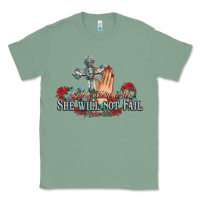 Sage she will not fail psalm christian cross pray Classic Tee - NancyCooperArtShop
