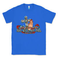 True Royal she will not fail psalm christian cross pray Classic Tee - NancyCooperArtShop