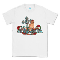 White she will not fail psalm christian cross pray Classic Tee - NancyCooperArtShop