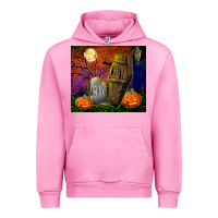 Fuchsia Pink headstone and coffin tumbler Urban Hoodie - BundleAndBundleShop