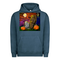 Pigment Midnight Navy headstone and coffin tumbler Urban Hoodie - BundleAndBundleShop