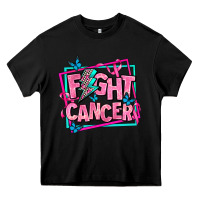 Black fight cancer Heavy Core Tee - AdoDesignShop