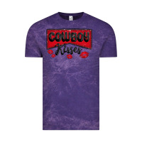 Cloud Purple cowboy kisses Vintage Tee - MaliasSmallBusiness