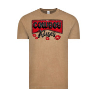 Vintage Coffee cowboy kisses Vintage Tee - MaliasSmallBusiness