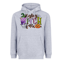 Heather Grey resting witch face Heavyweight Hoodie - CowGirlArtShop