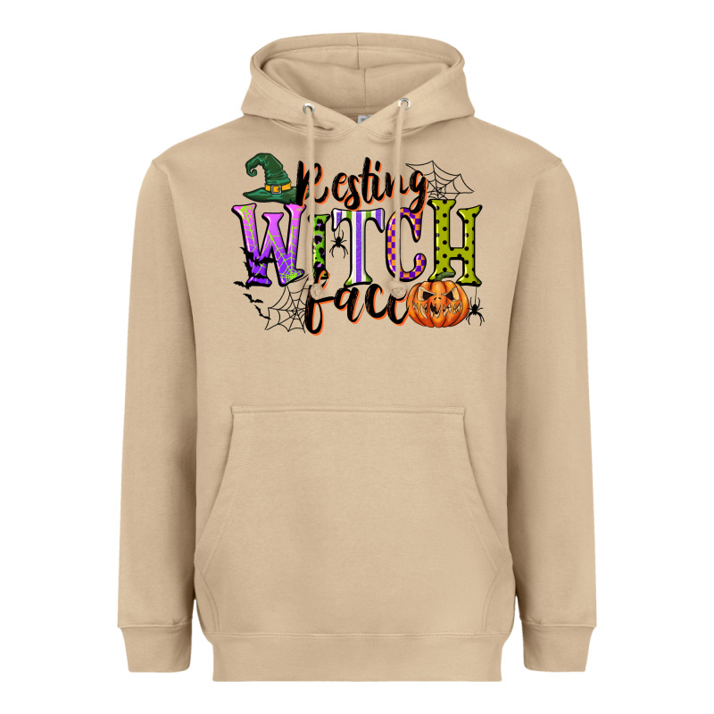 Resting Witch Face Heavyweight Hoodie by CowGirlArtShop | Teevron