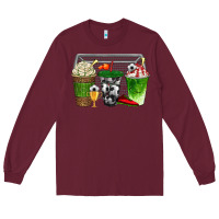 Burgundy soccer coffee cups bbs Long Sleeve Tee - BundleAndBundleShop