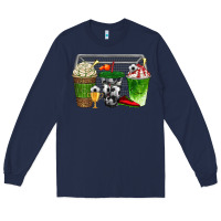 Navy soccer coffee cups bbs Long Sleeve Tee - BundleAndBundleShop