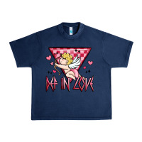 Navy def in love Urban Heavy Tee - MaliasSmallBusiness