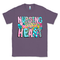 Lavender Nursing is a work of heart Classic Tee - CowhideDigitalArt