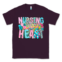 Plum Nursing is a work of heart Classic Tee - CowhideDigitalArt