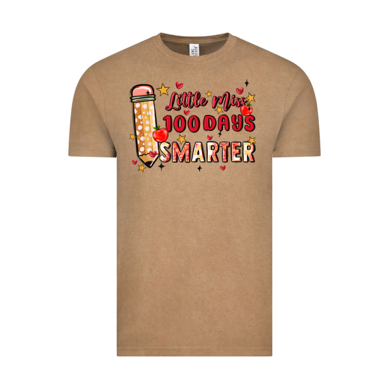 Little Miss 100 Days Smarter Vintage Tee by MaliasSmallBusiness | Teevron